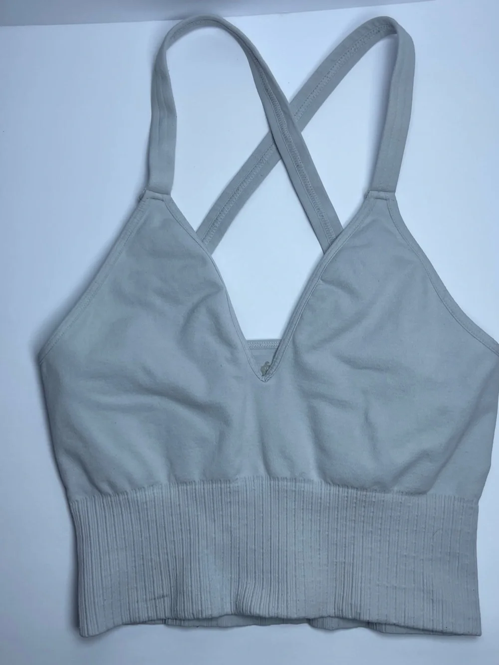 Free People Movement Seamless Ribbed Crossback Cropped Tank Top Size XS/S